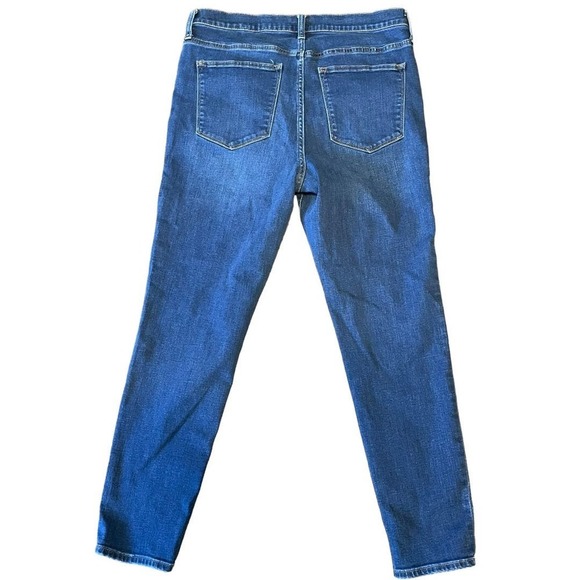 J.Crew Factory 9" Mid-Rise Skinny Jean Signature Stretch Sz 32 - Picture 5 of 9